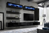 Show details for ASM Fly L2 Living Room Wall Unit Set Black