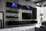 Show details for ASM Fly L3 Living Room Wall Unit Set Black