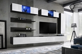 Show details for ASM Fly L3 Living Room Wall Unit Set White/Black