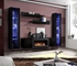 Picture of ASM Fly M2 Living Room Wall Unit Set Black