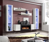 Show details for ASM Fly M2 Living Room Wall Unit Set White