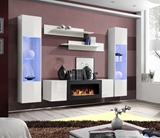 Show details for ASM Fly M3 Living Room Wall Unit Set White