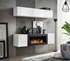 Picture of ASM Fly N1 Living Room Wall Unit Set White