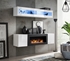 Picture of ASM Fly N2 Living Room Wall Unit Set White