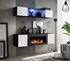 Picture of ASM Fly N3 Living Room Wall Unit Set White/Black