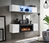 Picture of ASM Fly N3 Living Room Wall Unit Set White