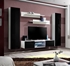 Picture of ASM Fly O1 Living Room Wall Unit Set Black/White