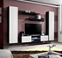 Picture of ASM Fly O1 Living Room Wall Unit Set White/Black