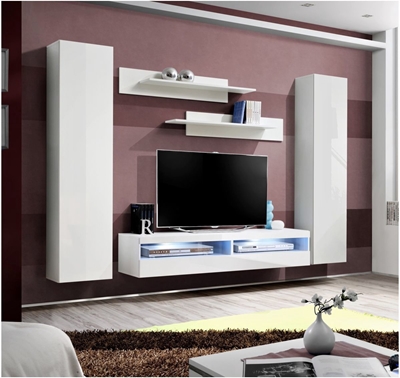 Picture of ASM Fly O11 Living Room Wall Unit Set White