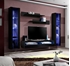 Picture of ASM Fly O12 Living Room Wall Unit Set Black