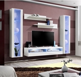 Show details for ASM Fly O12 Living Room Wall Unit Set White