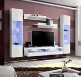 Show details for ASM Fly O13 Living Room Wall Unit Set White