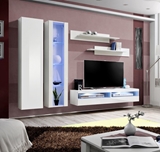 Show details for ASM Fly O14 Living Room Wall Unit Set White