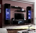 Picture of ASM Fly O3 Living Room Wall Unit Set Black