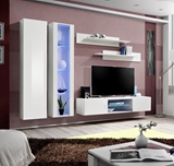 Show details for ASM Fly O4 Living Room Wall Unit Set White