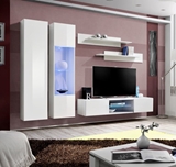 Show details for ASM Fly O5 Living Room Wall Unit Set White