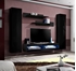 Picture of ASM Fly O6 Living Room Wall Unit Set Black