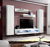 Show details for ASM Fly O6 Living Room Wall Unit Set White