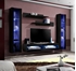 Picture of ASM Fly O7 Living Room Wall Unit Set Black