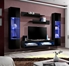 Picture of ASM Fly O8 Living Room Wall Unit Set Black