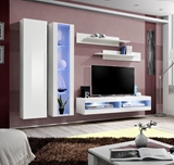 Show details for ASM Fly O9 Living Room Wall Unit Set White