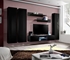 Picture of ASM Fly P1 Living Room Wall Unit Set Black