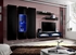 Picture of ASM Fly P10 Living Room Wall Unit Set Black