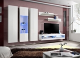 Show details for ASM Fly P10 Living Room Wall Unit Set White