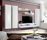 Show details for ASM Fly P11 Living Room Wall Unit Set White