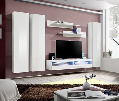 Picture of ASM Fly P11 Living Room Wall Unit Set White