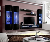 Show details for ASM Fly P13 Living Room Wall Unit Set Black