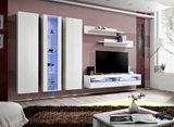 Show details for ASM Fly P14 Living Room Wall Unit Set White