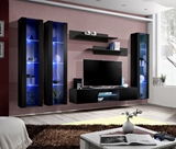 Show details for ASM Fly P2 Living Room Wall Unit Set Black