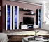 Picture of ASM Fly P2 Living Room Wall Unit Set White/Black