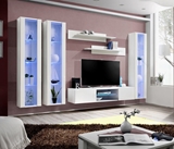 Show details for ASM Fly P2 Living Room Wall Unit Set White