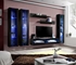 Picture of ASM Fly P7 Living Room Wall Unit Set Black