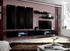 Picture of ASM Fly Q1 Living Room Wall Unit Set Black