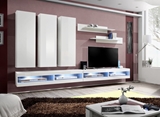 Show details for ASM Fly Q6 Living Room Wall Unit Set White