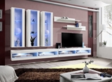 Show details for ASM Fly Q8 Living Room Wall Unit Set White