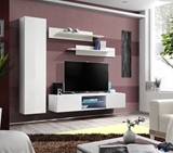 Show details for ASM Fly R1 Living Room Wall Unit Set White