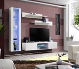 Show details for ASM Fly R2 Living Room Wall Unit Set White