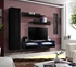 Picture of ASM Fly R7 Living Room Wall Unit Set Black