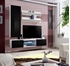 Picture of ASM Fly S1 Living Room Wall Unit Set Black/White