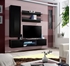 Picture of ASM Fly S1 Living Room Wall Unit Set Black