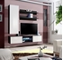 Picture of ASM Fly S1 Living Room Wall Unit Set White/Black