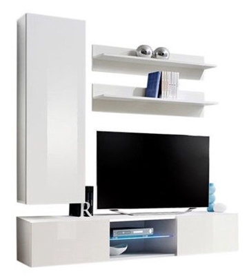 Picture of ASM Fly S1 Living Room Wall Unit Set White