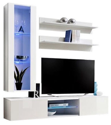 Picture of ASM Fly S2 Living Room Wall Unit Set White