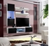 Picture of ASM Fly S3 Living Room Wall Unit Set Black/White