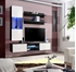 Picture of ASM Fly S3 Living Room Wall Unit Set White/Black