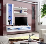 Show details for ASM Fly S5 Living Room Wall Unit Set White